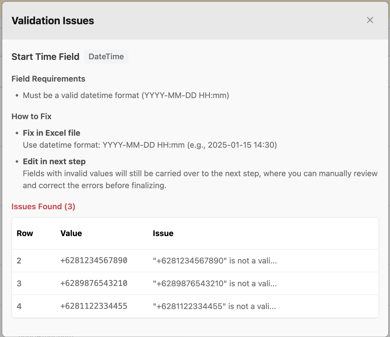 Bill component with sheet mapping and sub-fields