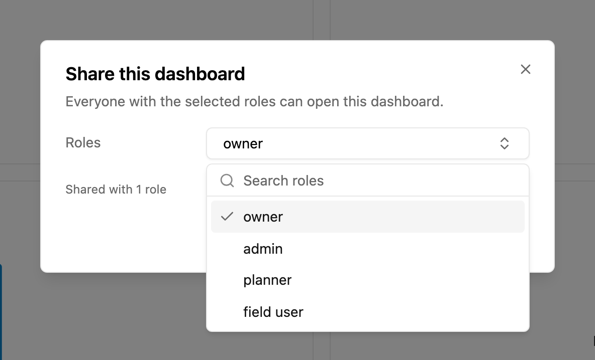 Share this dashboard
