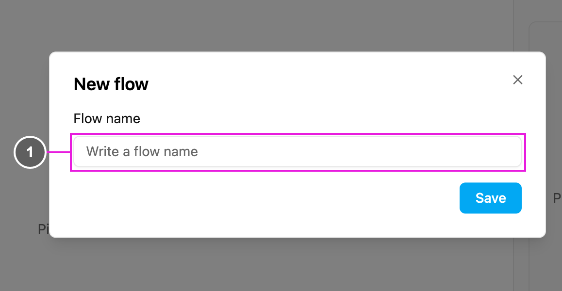 Create a flow