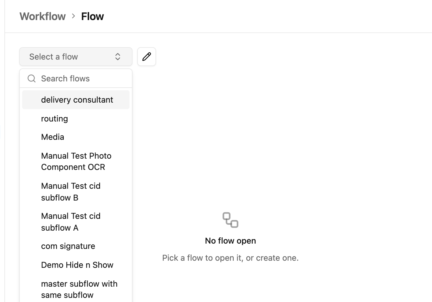 Flow picker