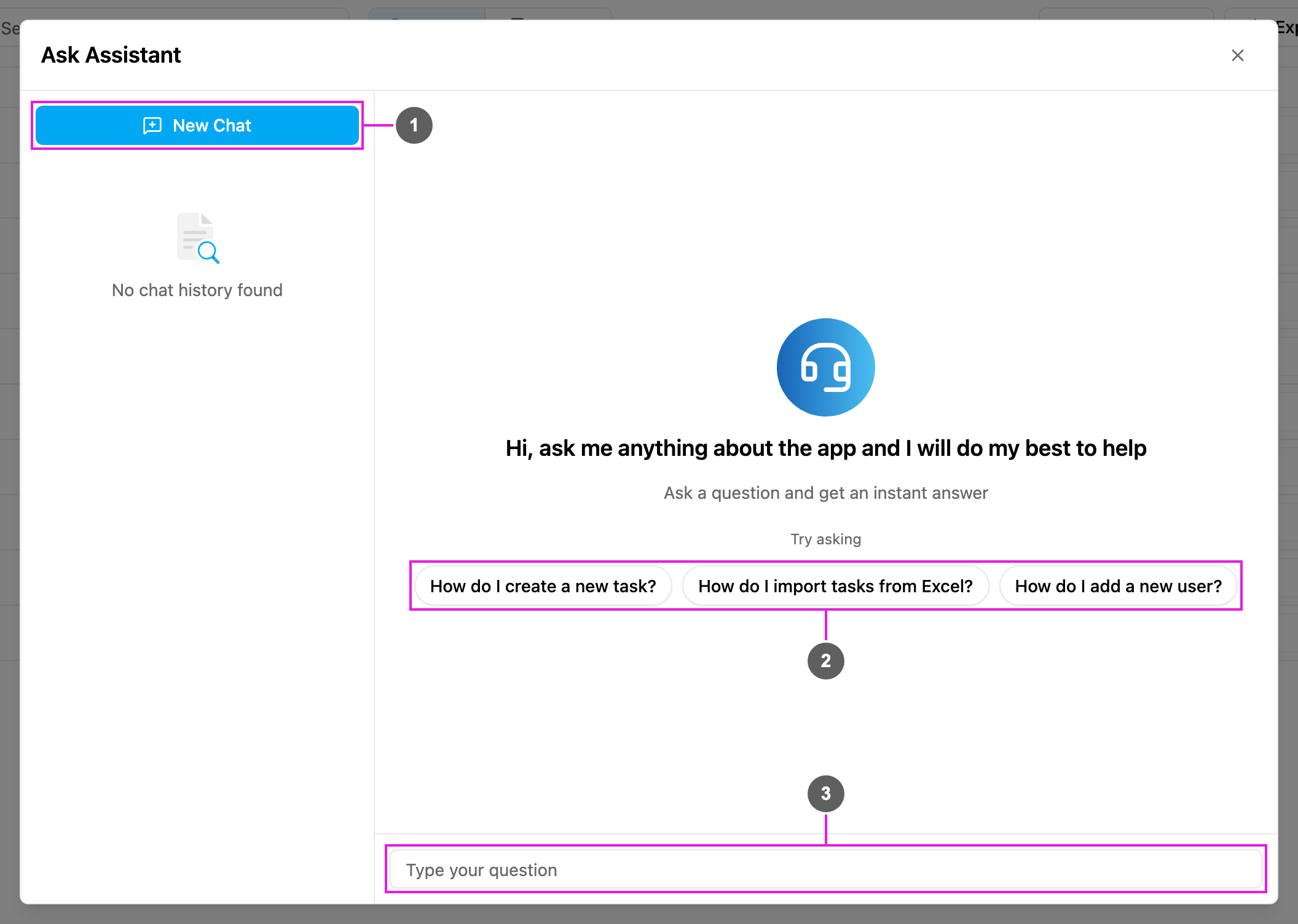 Ask Assistant