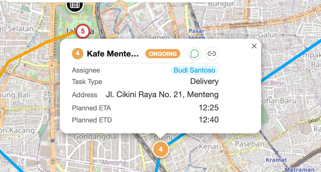 Ongoing task card