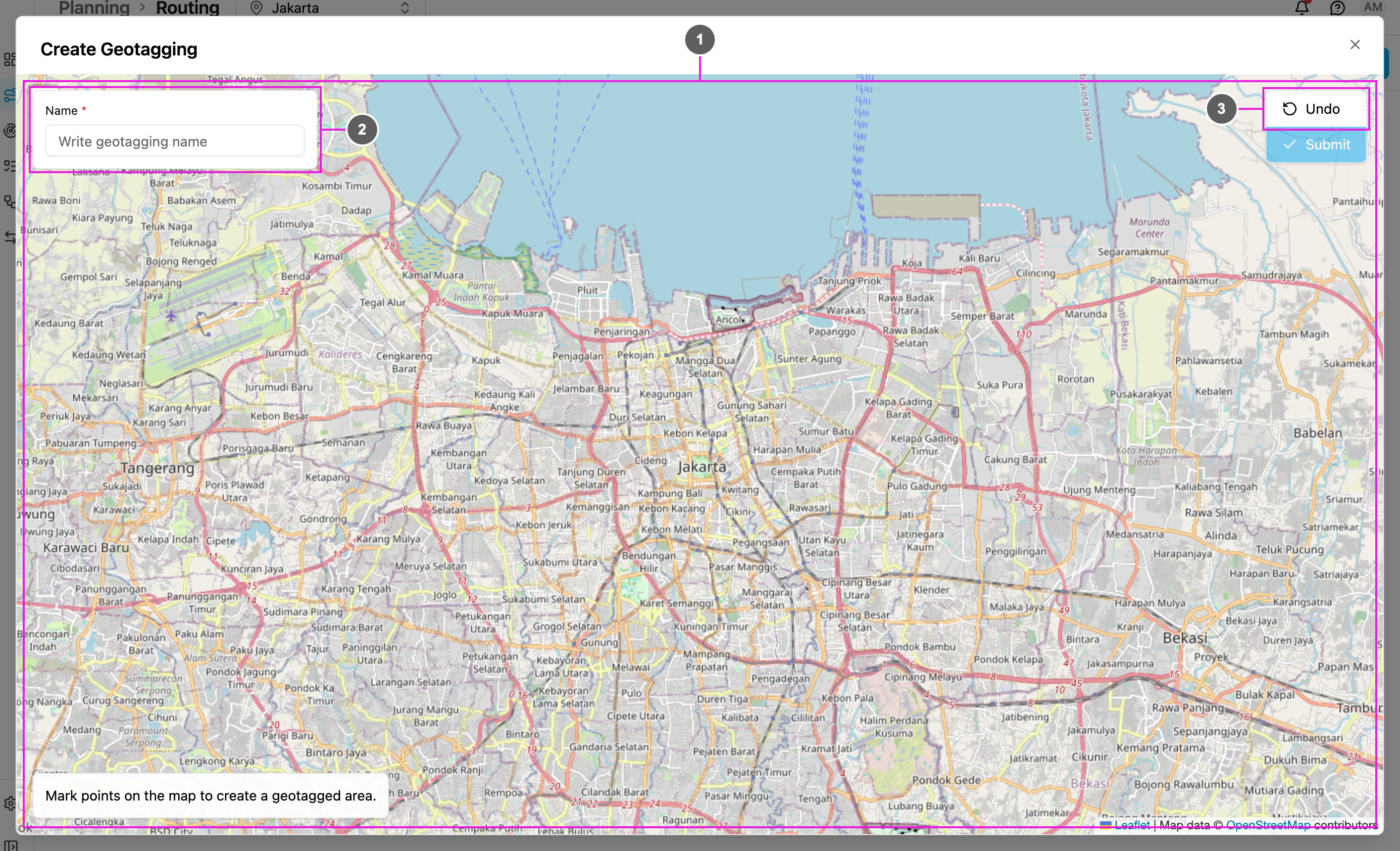 Create Geotagging