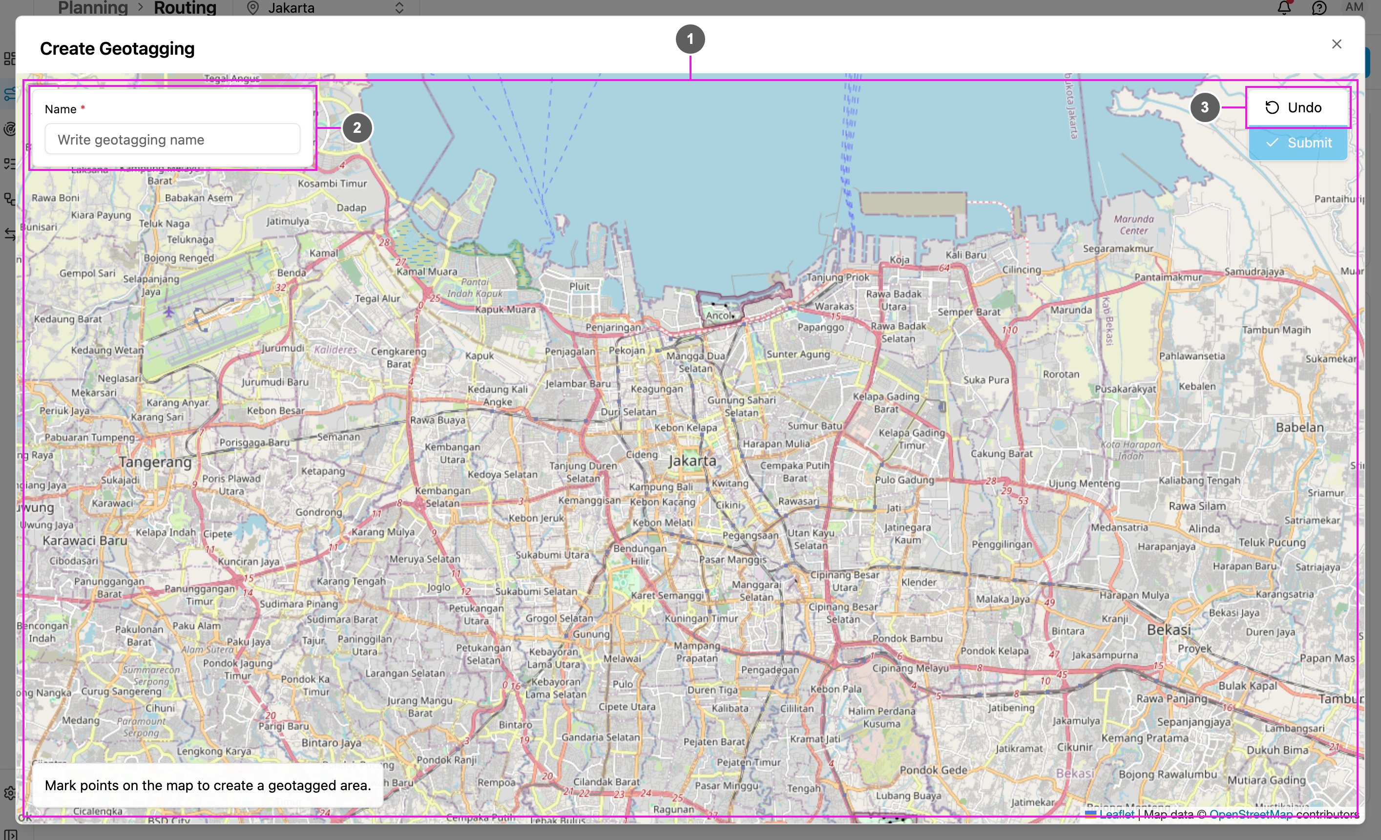 Create Geotagging