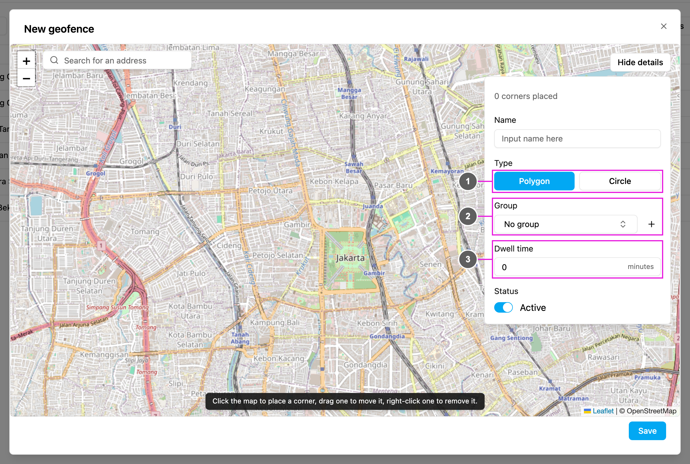 New geofence