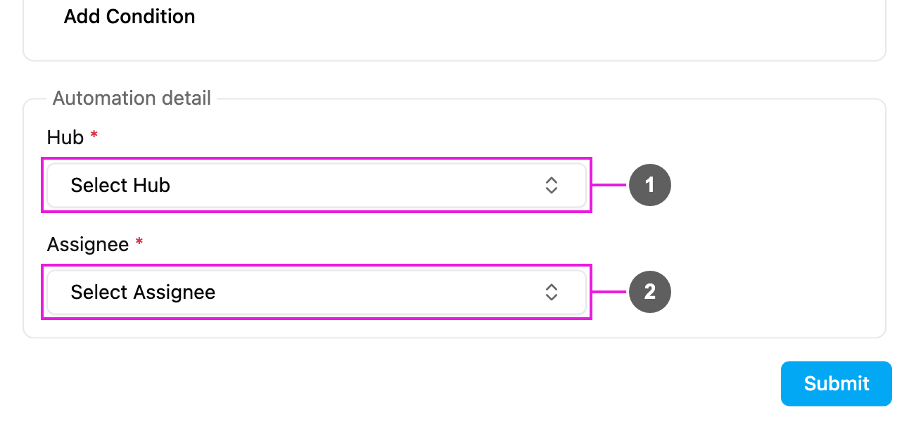 Assign Task detail
