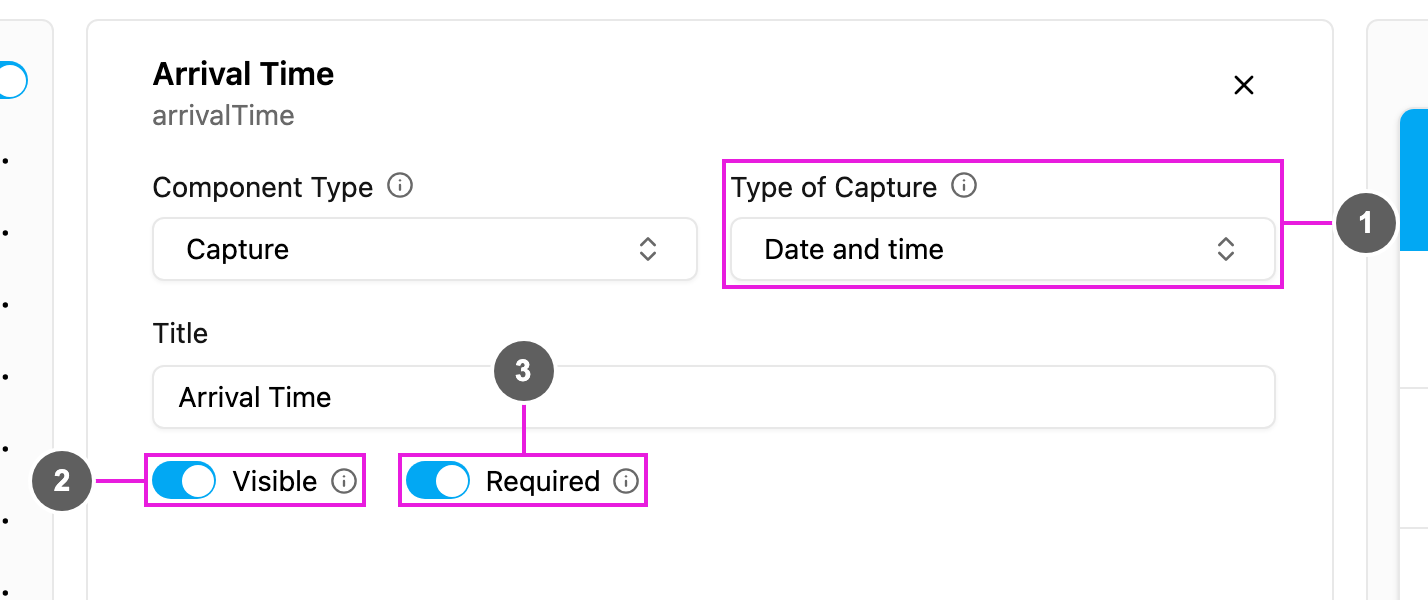 Capture properties