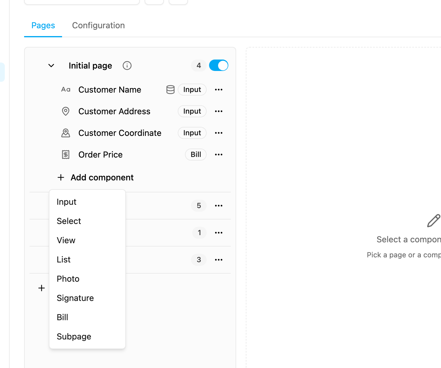 Add component