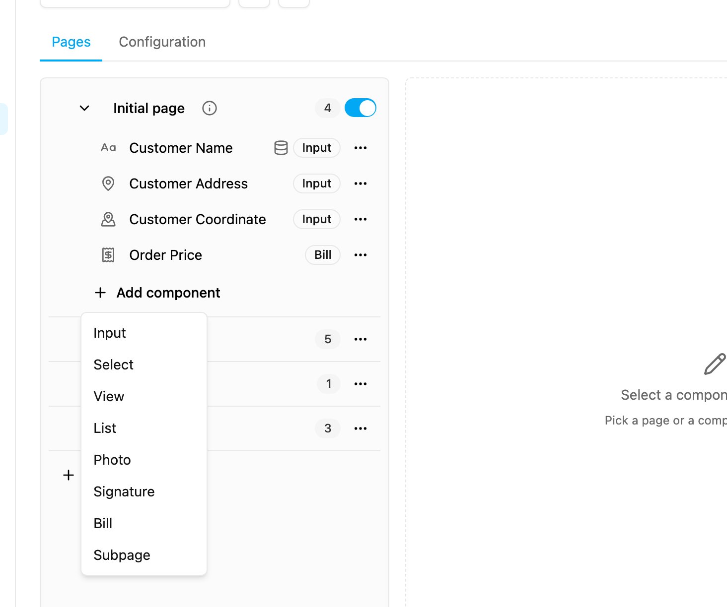 Add component