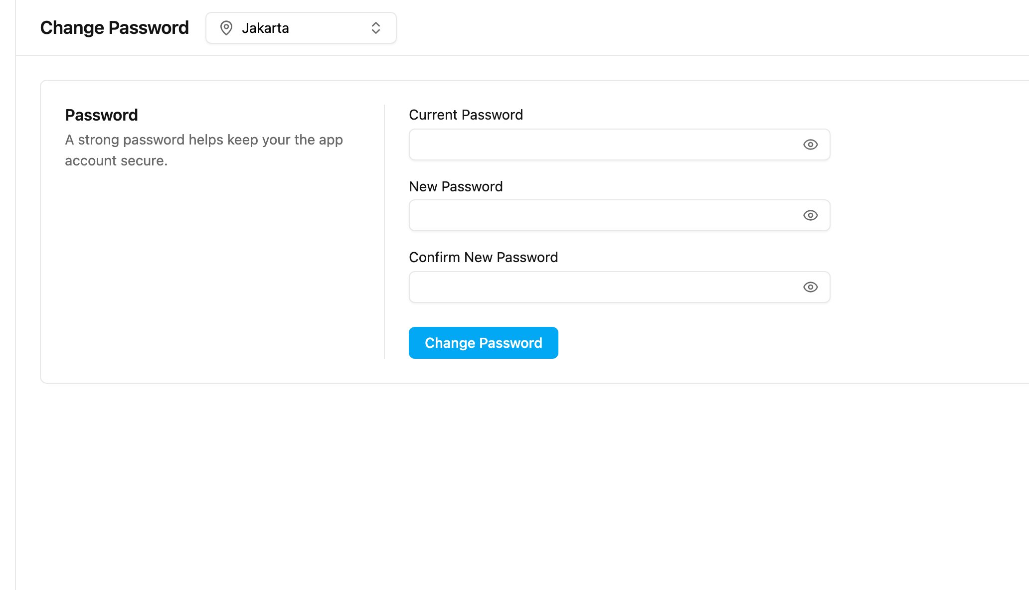 Change Password