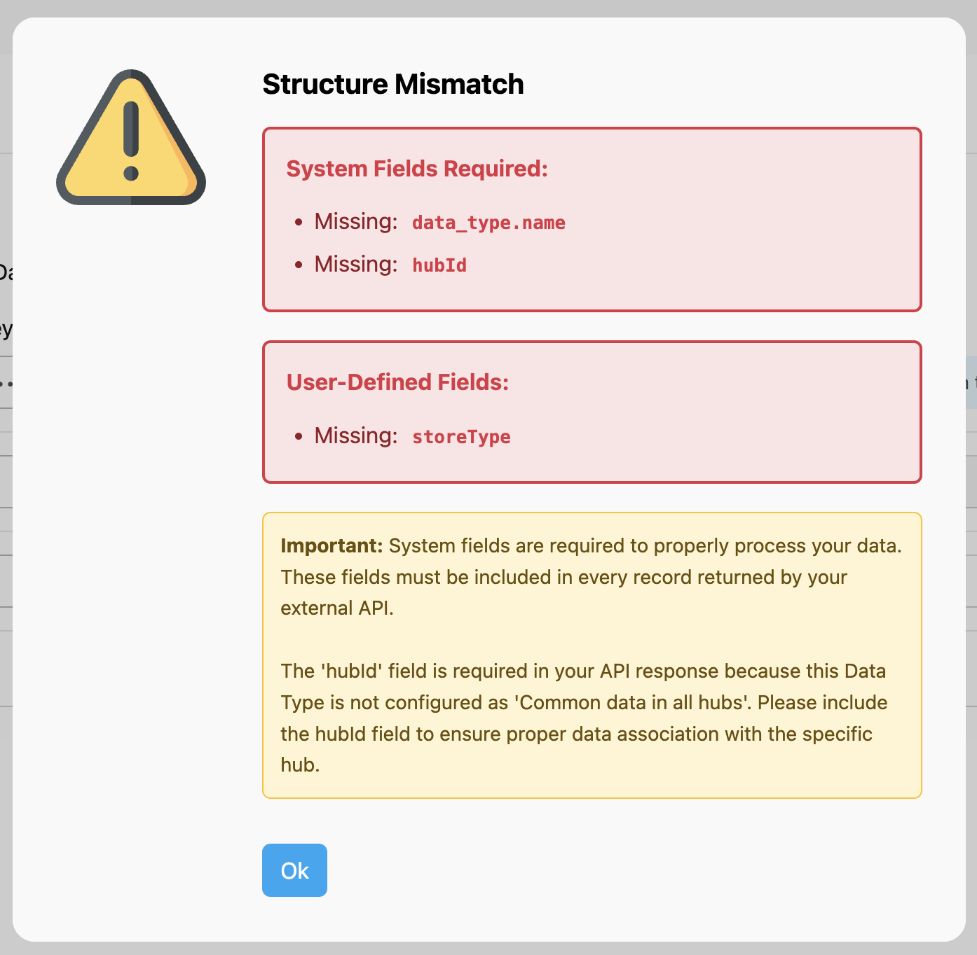 Structure Mismatch