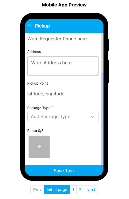 Photo component on mobile preview