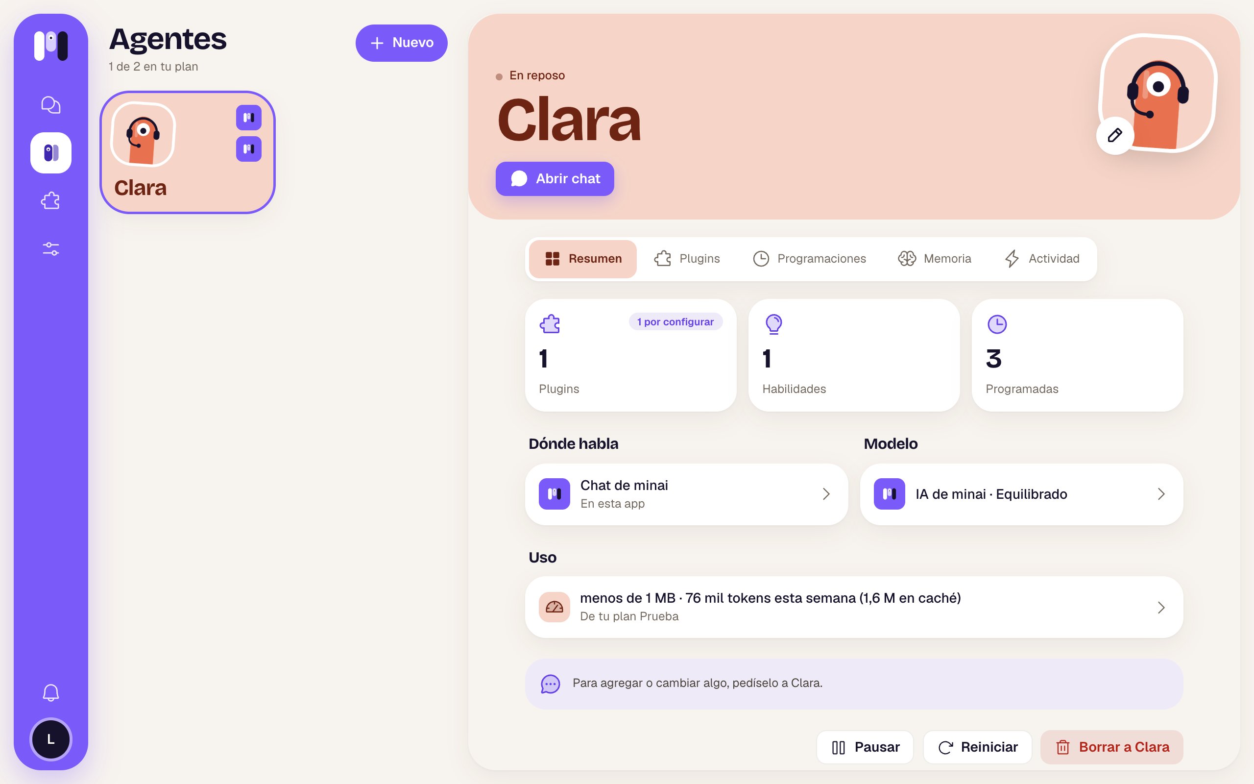 El resumen de la agente Clara