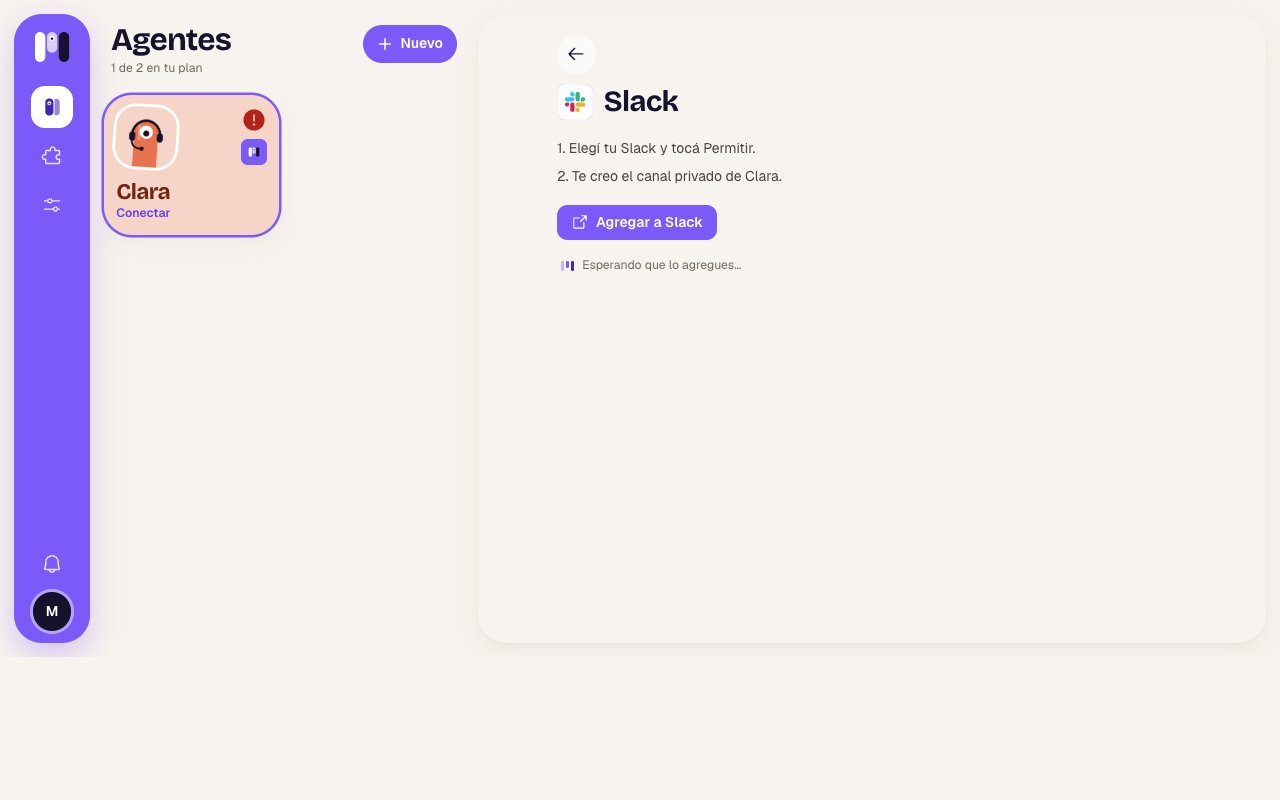 Slack screen with the two steps and the Add to Slack button