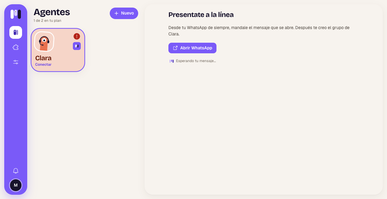 Presentate a la línea: mandá el mensaje que se abre