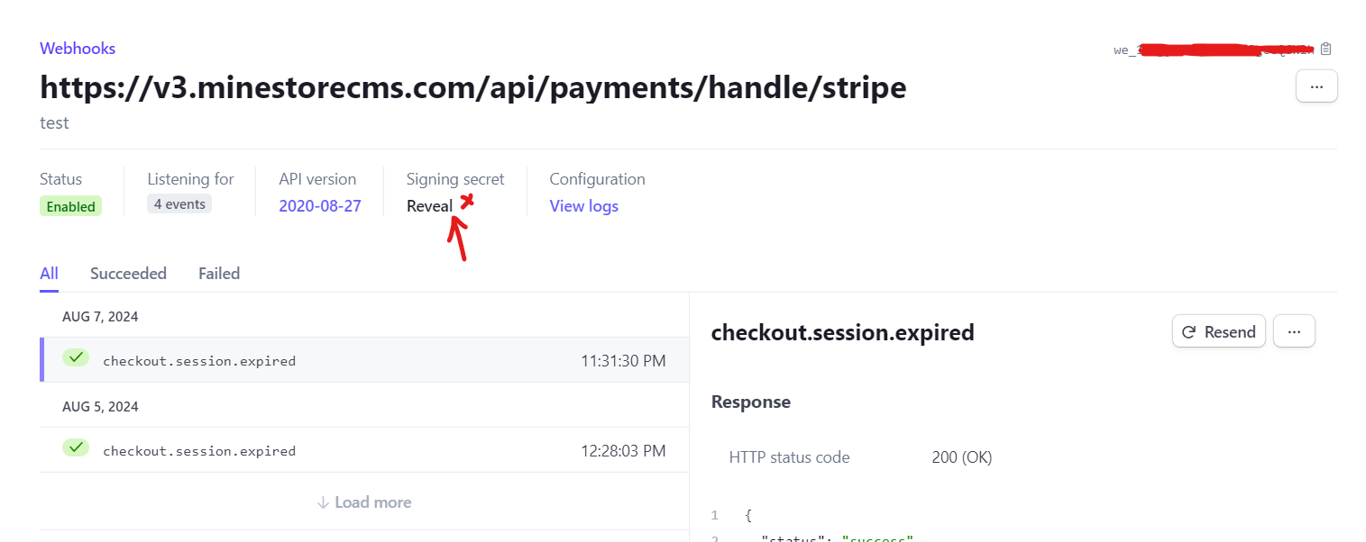 Stripe Webhook