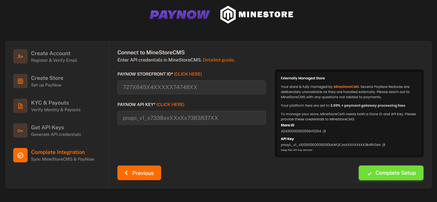 Step 7: Setup PayNow in MineStoreCMS