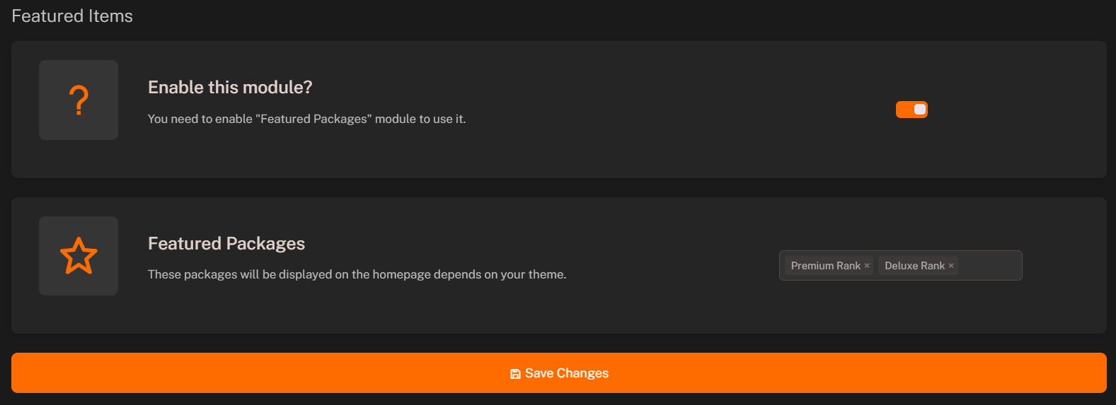 Configure Featured Deals