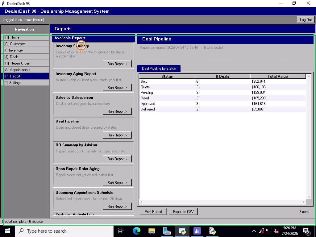 A replay frame annotated by the MCP: the green box is the screen region the analysis saw change, the orange marker is the click it inferred from the video.