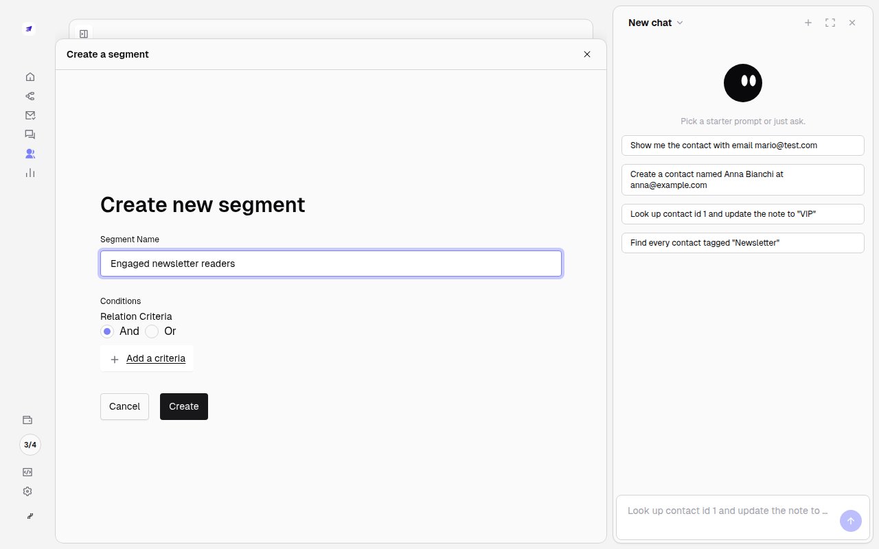 Naming a segment and choosing the relation criteria