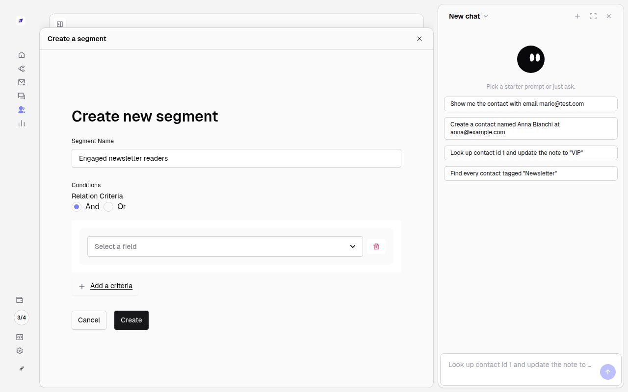 Adding a field condition to the segment