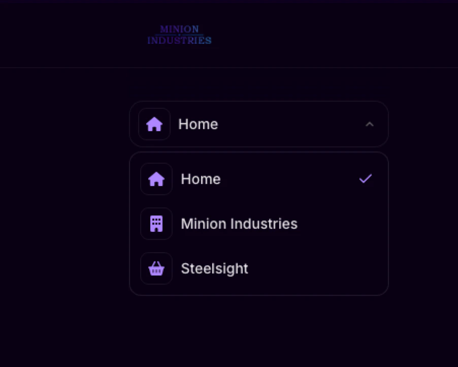 Documentation Dropdown