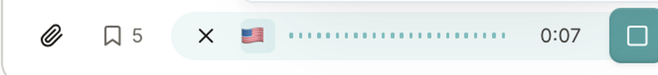 Voice Input Recording 1