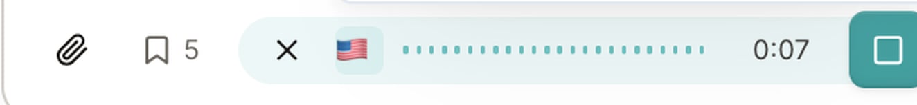 Voice Input Recording 1 Voice Input Recording 1