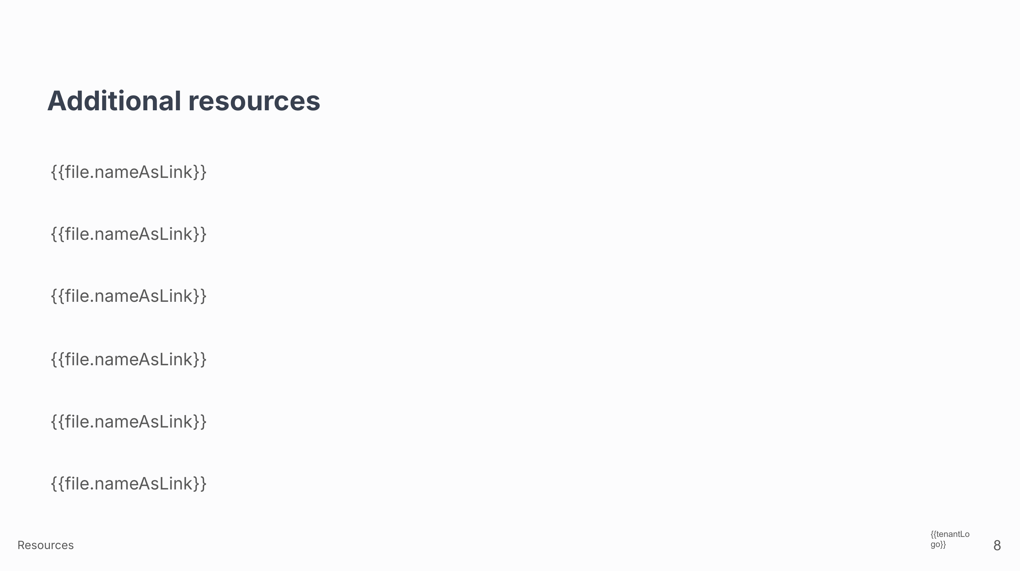 Additional Resources Pn