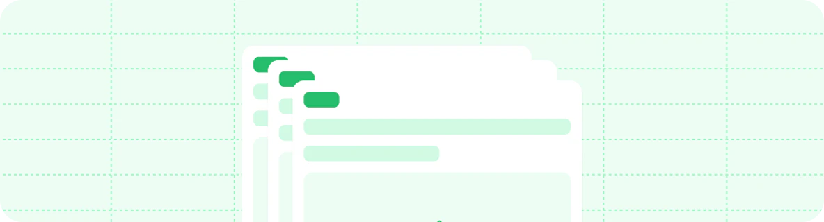 Decorative graphic of pages.