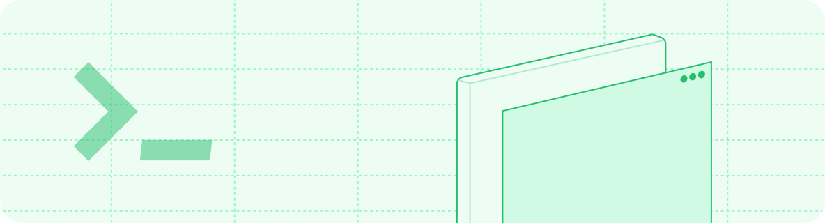 用于表示 CLI 的装饰性图形。