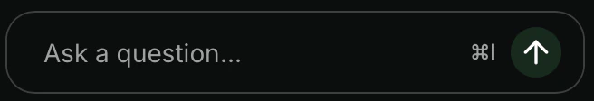 Assistant bar in dark mode.