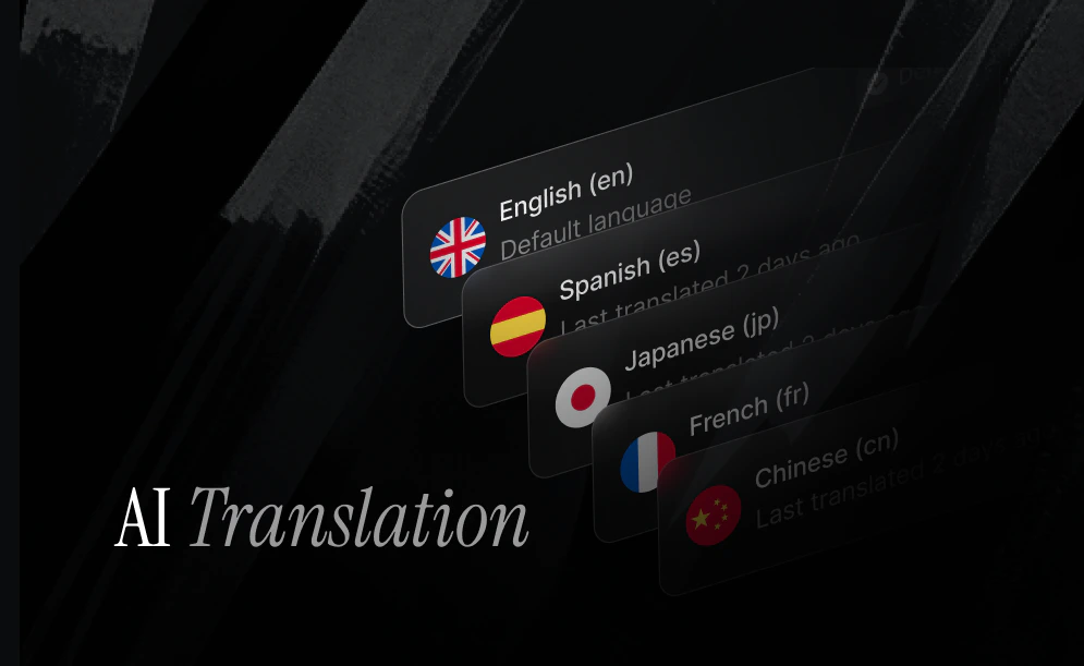 AI Translations graphic