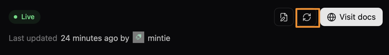 用橙色矩形标注的“手动更新”按钮。