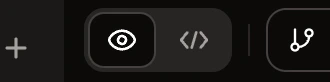 工具栏中的模式切换开关。
