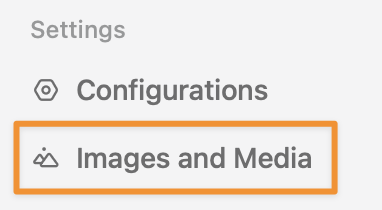 Gestor de medios en la barra lateral en modo claro