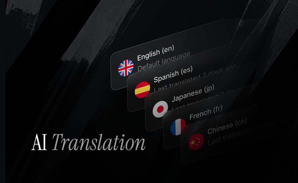 AI Translations graphic