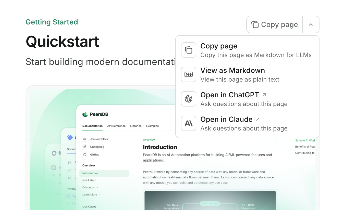 Contextual Menu