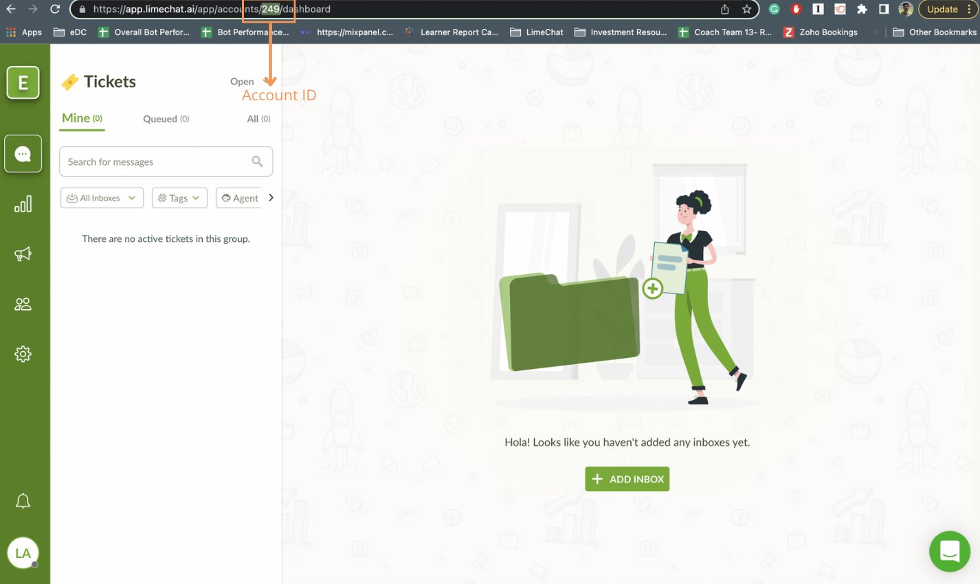Limechat Account ID Location