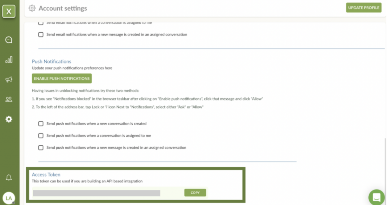 Limechat Access Token