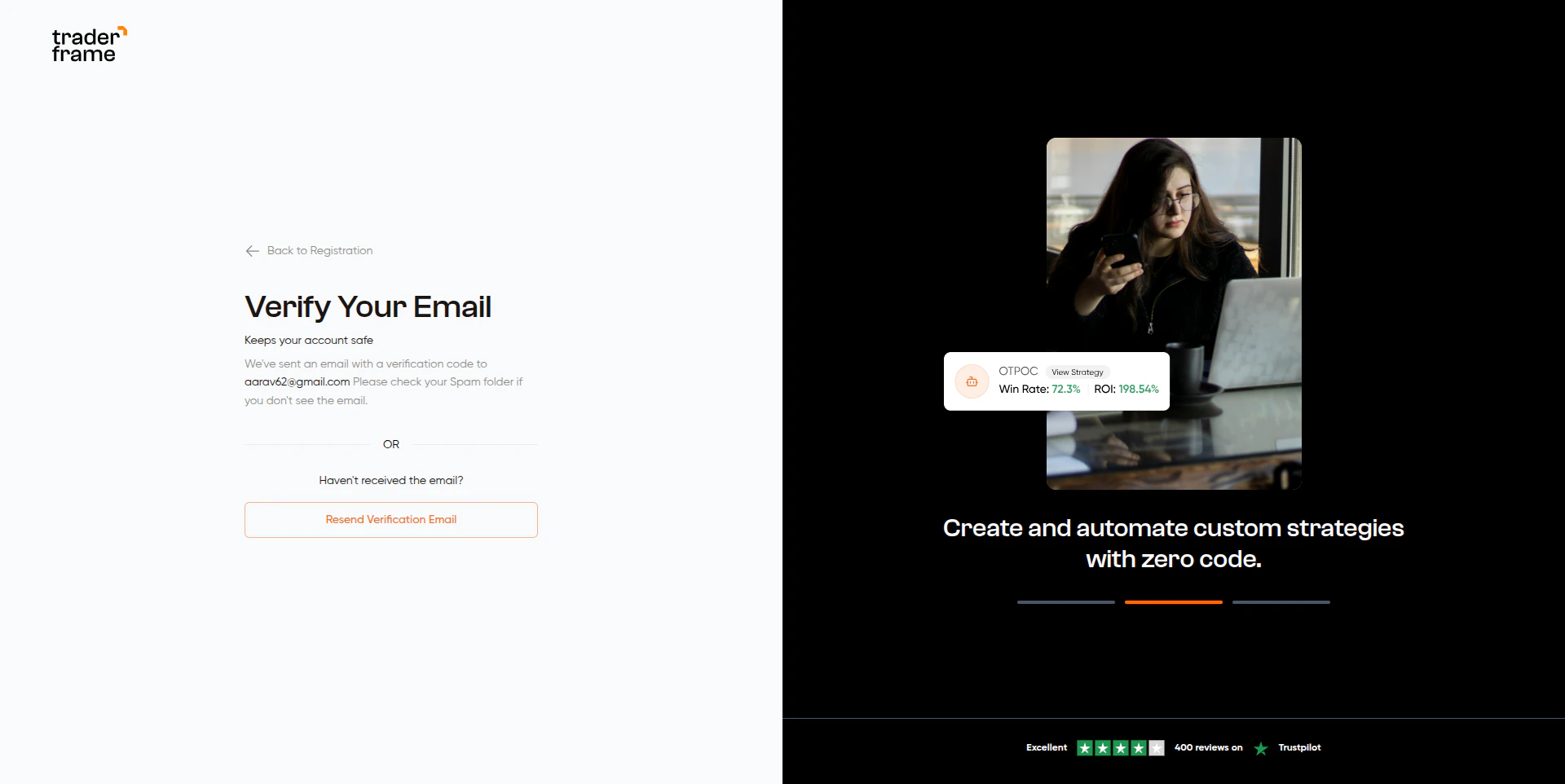 Email Verification Page