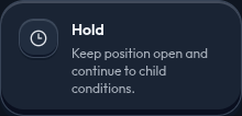 Hold card in the Utility section shown