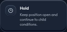 Hold card in the Utility section shown