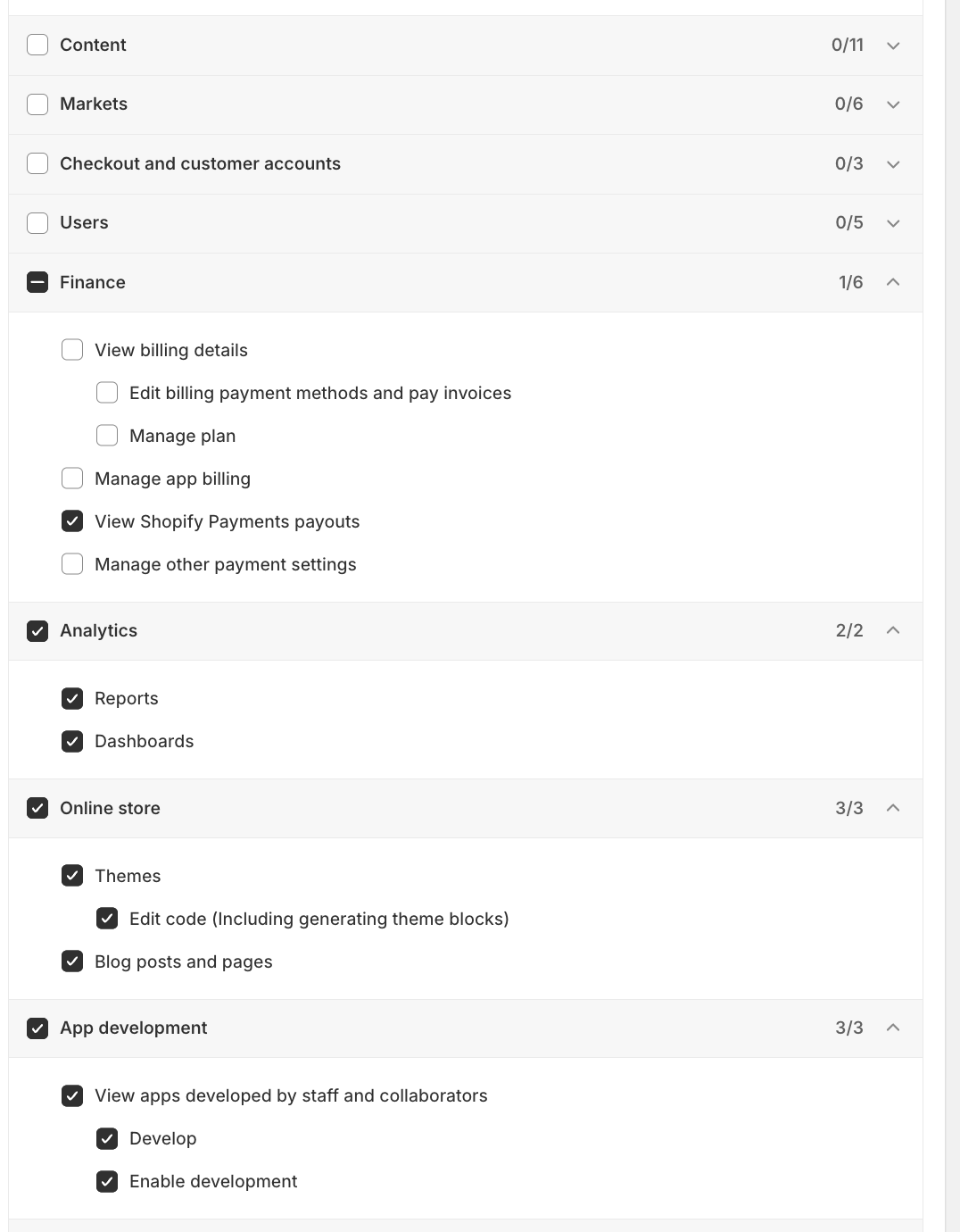 Shopify Permissions Page4
