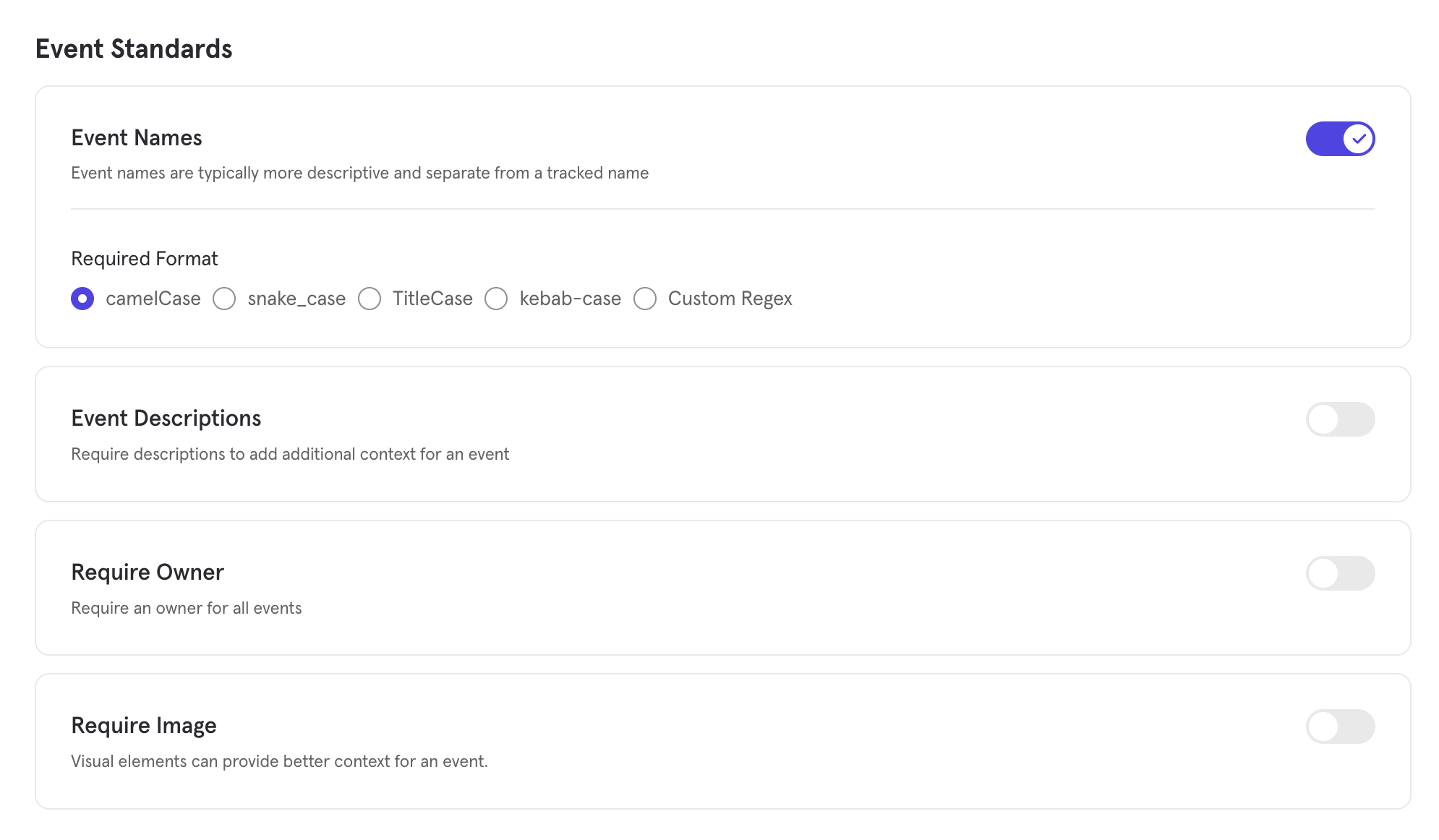 Enforce better governance with Data Standards
