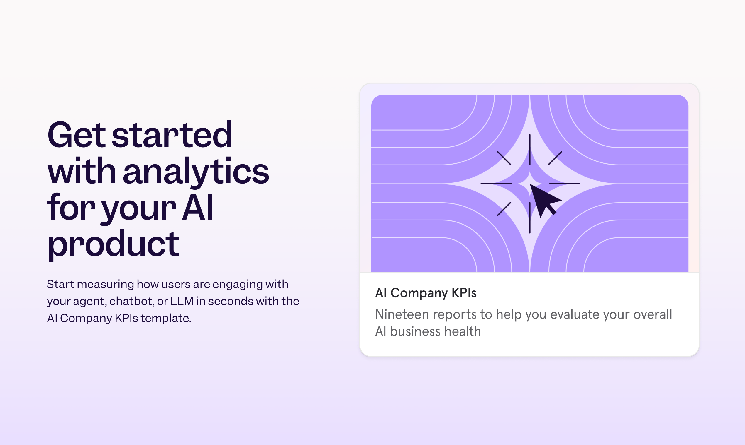 Track key AI metrics