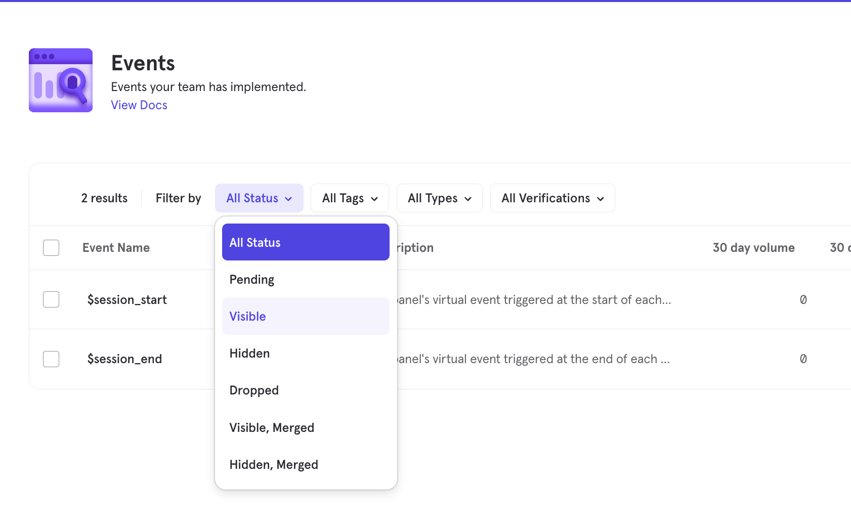 Lexicon Filtering