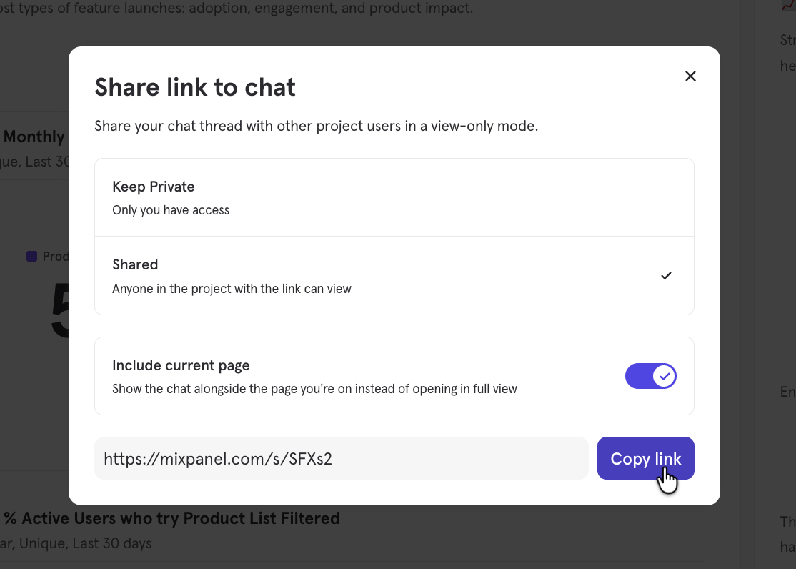 Agent Chat Sharing