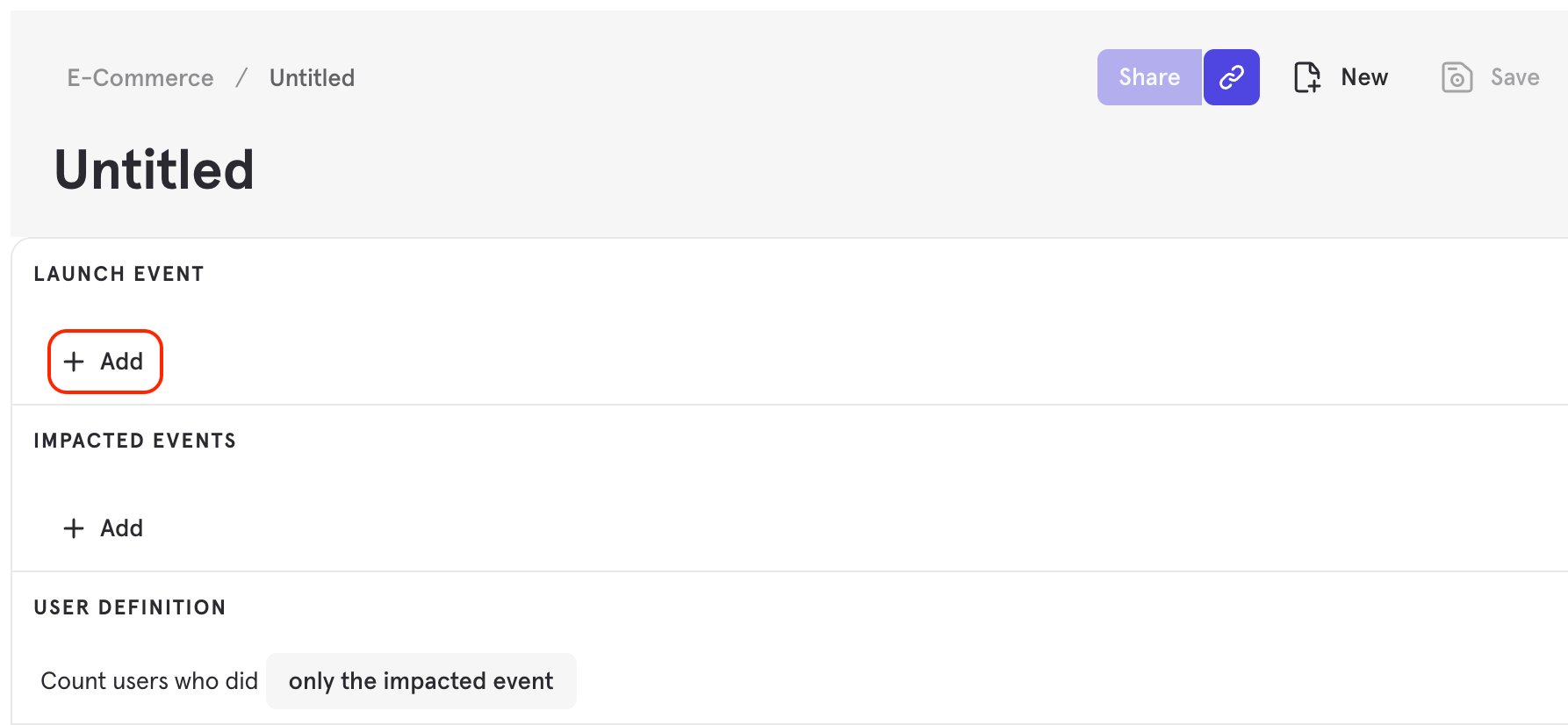 Impact Add Event