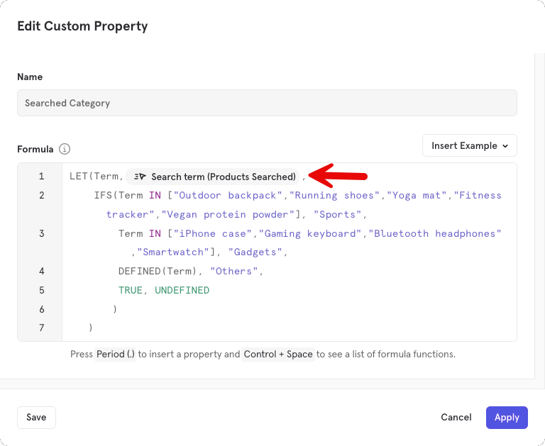 Borrowed Property in Custom Property image